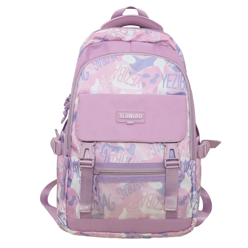 School bag female Korean version high school Japanese college student large capacity backpack junior high school student primary school student backpack