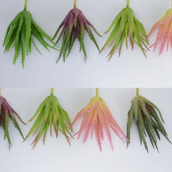 New soft glue big aloe vera factory direct supply flower decoration home small ornament flower arrangement accessories succulent simulated green plants