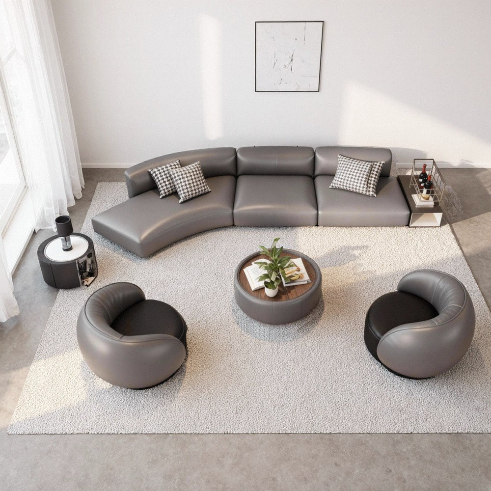 Modern new arrival modular sofa small apartment for home hotel popularcasual cream style curved accessible luxury negotiation sofa