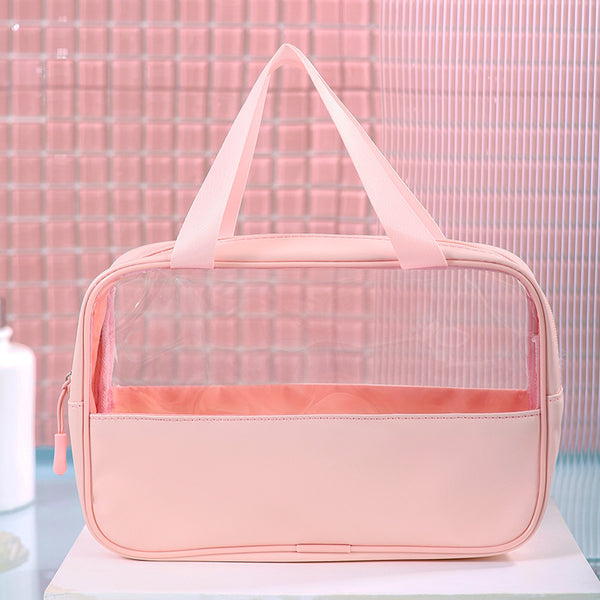 Beilian travel ins wind cosmetic bag transparent pvc cosmetic storage bag fashionable waterproof portable toilet bag wholesale