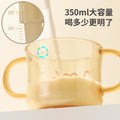 Baby milk cup with measuring scale, direct drinking cup, drop-proof, 3-year-old bottle, children's milk bottle, ppsu learning drinking cup, straw cup
