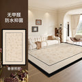 Carpet living room french medieval style no-wash and wipeable classy quiet luxury bedroom carpet floor mat large area full coverage for home