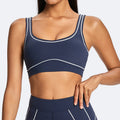 american style yoga suit, nude summer bubble wrap sports bra, outdoor running, beautiful back fitness bra for women