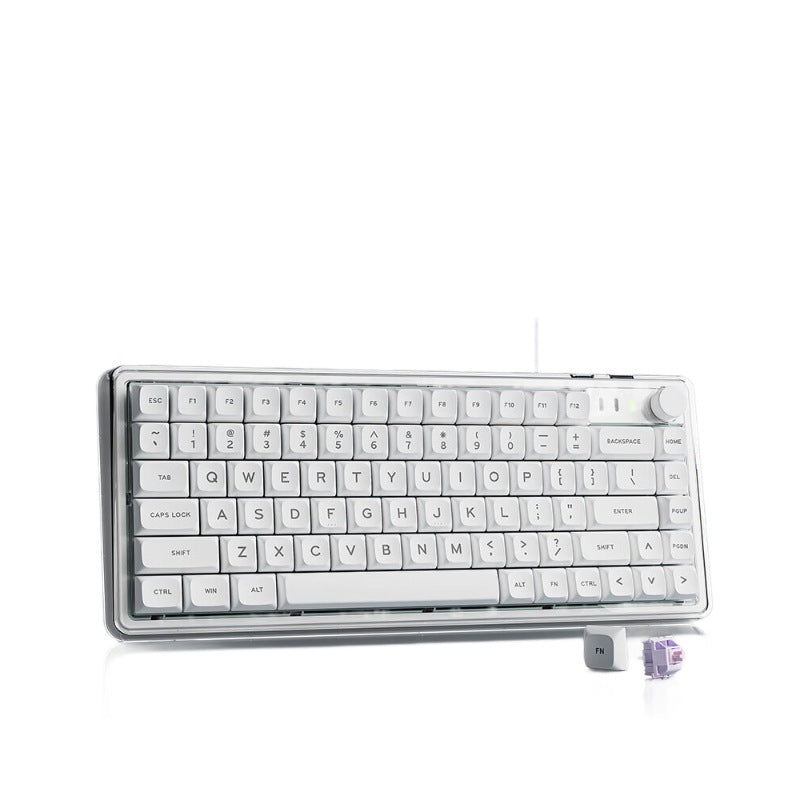 V82PR0 wireless three-mode customized mechanical keyboard high-value office e-sports game RGB lamp computer peripherals