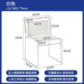 Second-hand style dining chair for home bauhaus small apartment popularclassy study chair cafe soft back chair