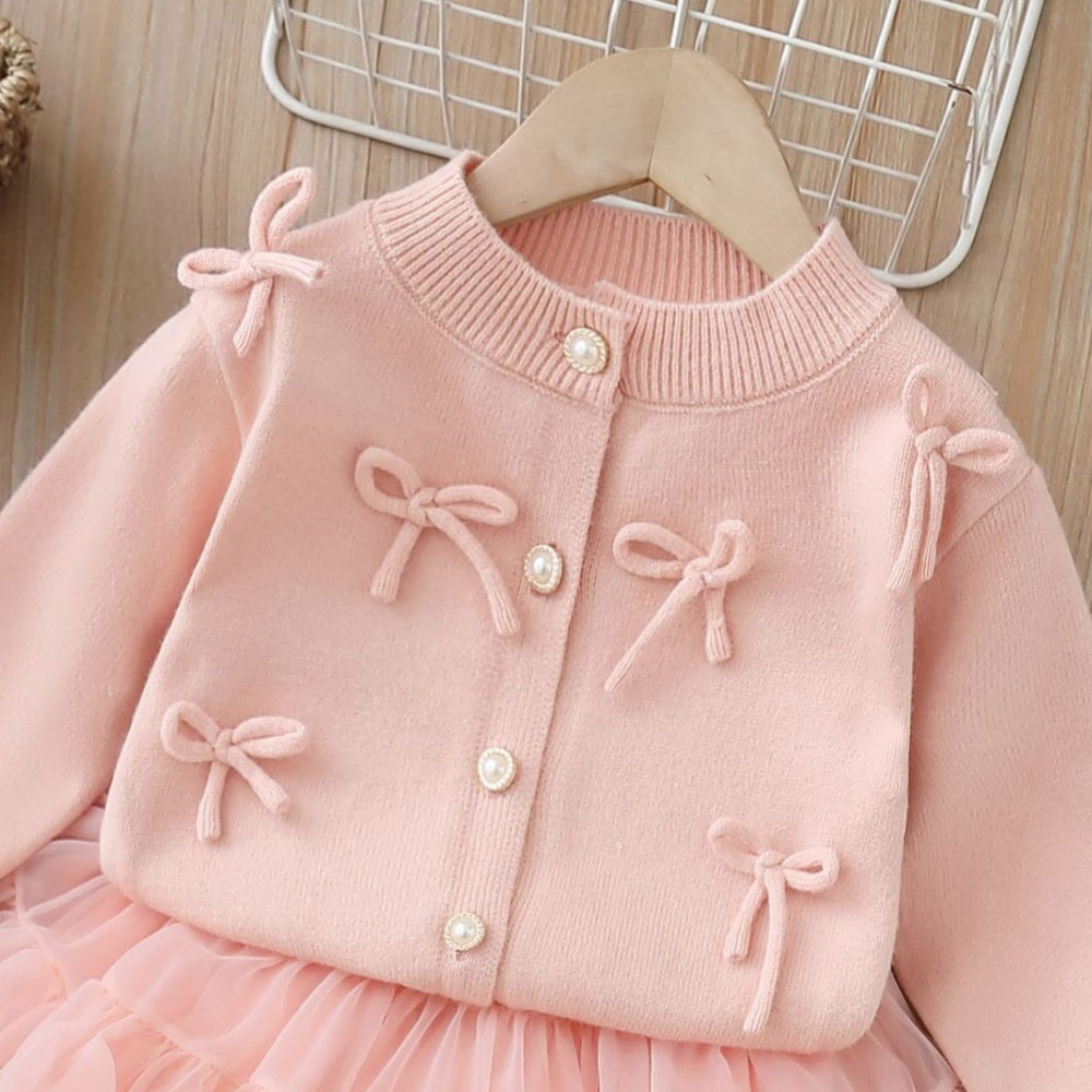 Girlsweaterfall and winter style aisha princess group tutu skirtfall and winternew arrival baby girl k-styleknittingcardigansuit