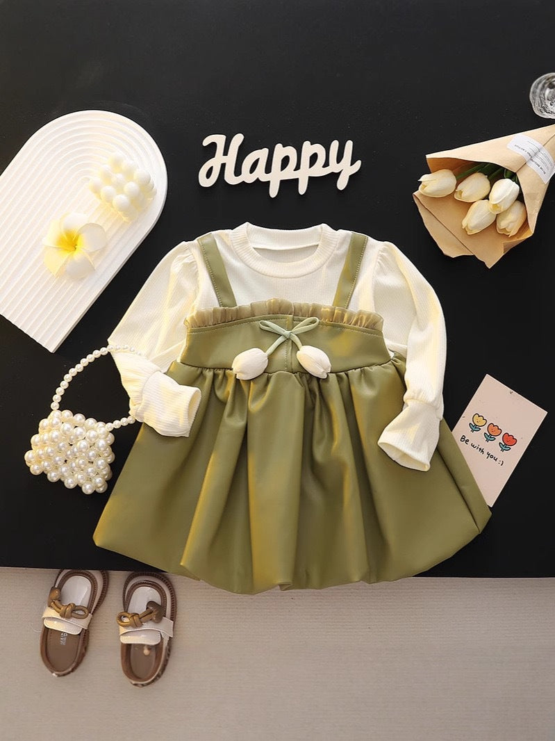 Wholesale foreign trade: sweet and adorable dresses for 0-3 year old baby girls - stylish first birthday party dresses, spring and autumn apparel