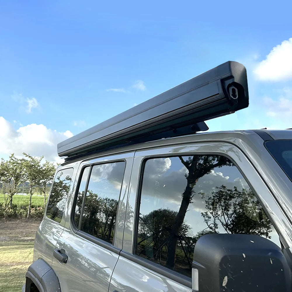 Oem personalized rv electric retractable awning aluminum alloy retractable trailer rv awning vehicle canopy