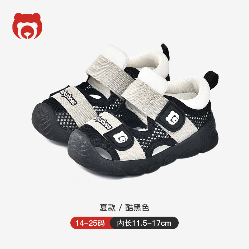 Toddler shoes for boys, summer sandals, infant soft-soled functional cartoon shoes, baby shoes for ages 1-3, children's shoes