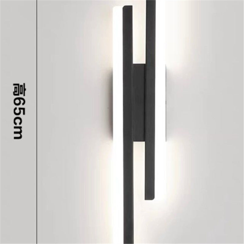 Led popular modern minimalist new nordic style room wall lamp aisle light acrylic strip light for home use