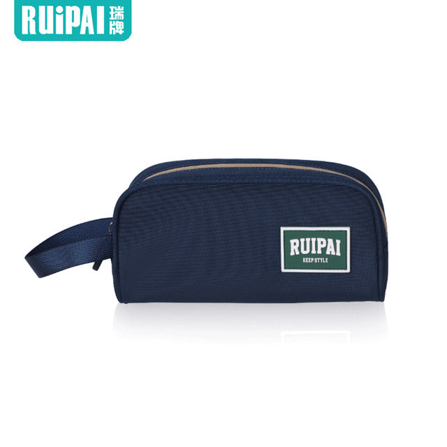 Rui brand single-layer large-capacity stationery bag simple pencil bag primary school students pencil bag wholesale creative lightweight creative cute