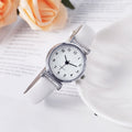 Korean style women's watch classic round slim strap minimalist digital casual student quartz watch - wholesale from manufacturer