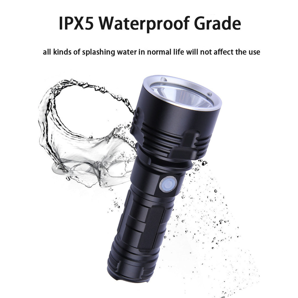 Factory direct sales  hot-selling P50 P70 strong light flashlight USB charging