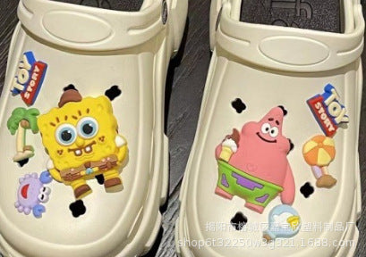 Eva ultra-light toe cap clogs girls slippers women's summer comfortable outer wear non-slip deodorizing filter baby boys shoes students