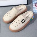 Women's summer slippers 2023 new fairy style sandals, trendy versatile platform slides, cloud-like comfort, thick sole beach shoes