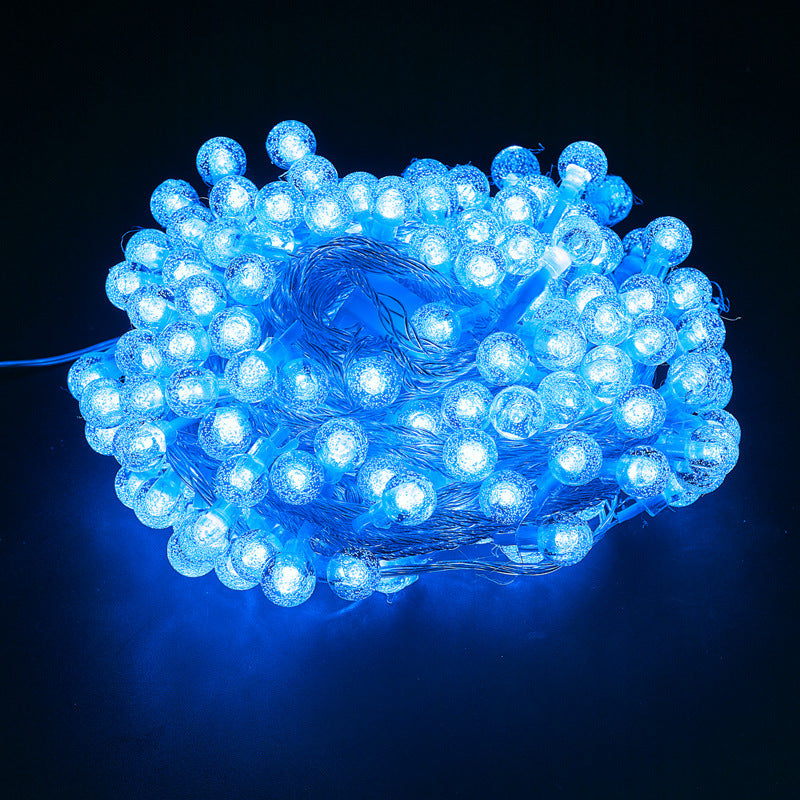 Outdoor camping led ball light string Outdoor battery box decoration star light Room atmosphere bubble ball light string