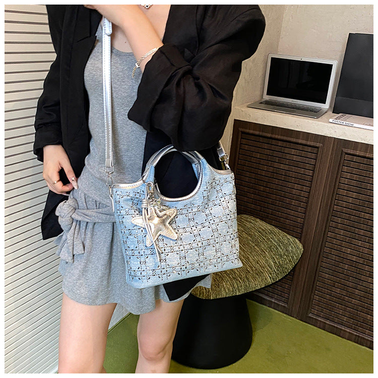 French underarm bag, high-end portable tote bag, commuter high-end sense, large-capacity women's versatile shoulder messenger bag bag