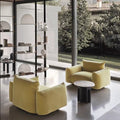 Arflex bread particle fleece fabric sofa - cream white, light luxury style, ultra-soft designer lazy sofa for living room