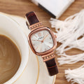2022 douyin live gift list student small square watch women's square watch small sugar cube quartz large dial