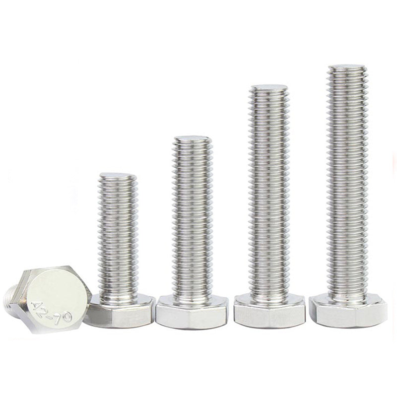 316L stainless steel outer hexagon bolt full thread hexagon head screw M30M33M36M39M42M45 anti-rust