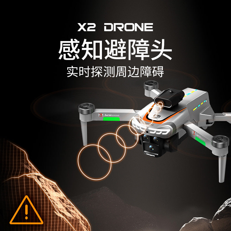 drone star patrol x2 screen-controlled brushless obstacle avoidance aerial photography aircraft optical flow electronically controlled dual-camera quadcopter