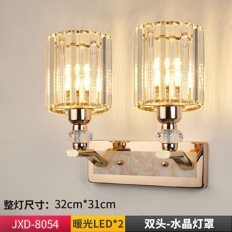 Zhongshan lighting  new wall sconce - bedroom bedside lamp, living room, dining room, tv background wall lighting, hallway stairway