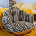 Futon cushion kids heightening butt cushion petals lazy cushion floor stool tatami cushion ginger yellow