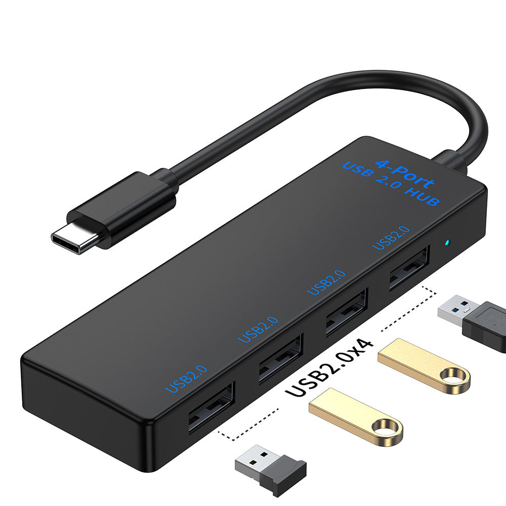 Factory direct sales type c hub seven-port eight-in-one laptop tablet usb expansion hub splitter