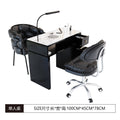 New arrival marble widened 45 porcelain surface manicure table and chair suit economical single and double multi-functional odor-free carbon steel paint