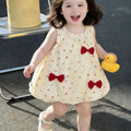 【dropshipping】summer baby girl dress infant first birthday party dress tulip skirt little girl vest dress girls' dress