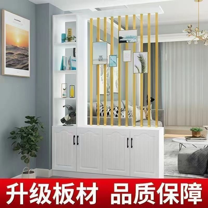 Entrance door shoe cabinet, entrance cabinet, all-in-one screen partition, living room cover, wine cabinet, storage rack, prosperous decoration cabinet