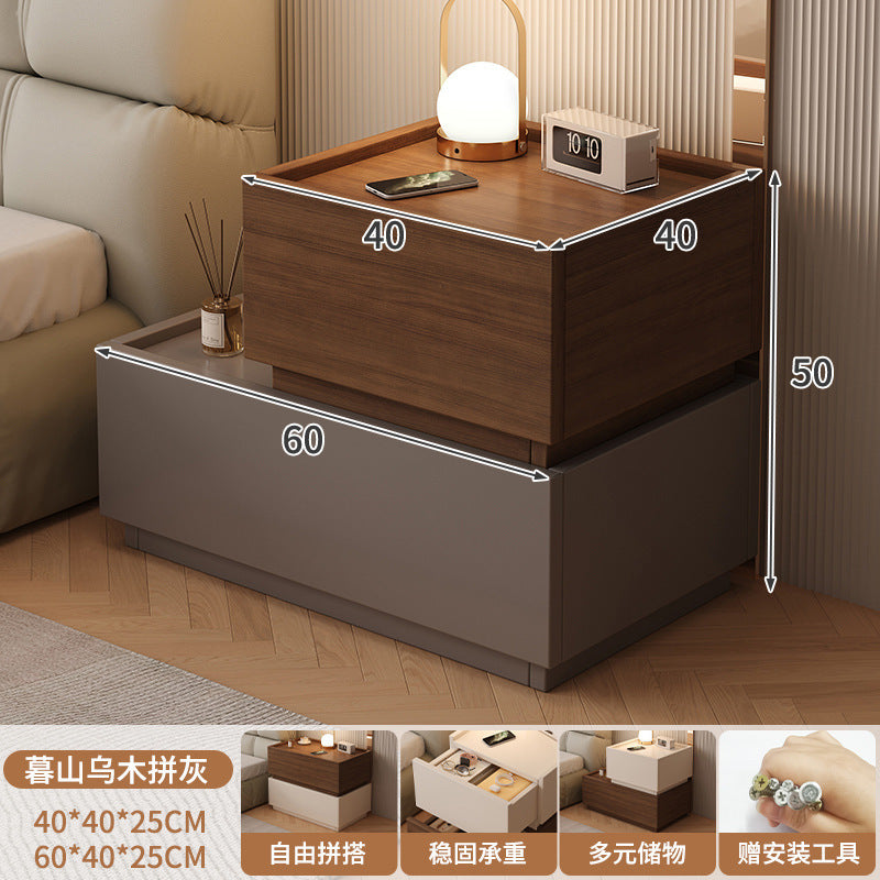 Bedside table for home italian normcore storage storage free combination cabinet popular sofa side table bedroom bedside table