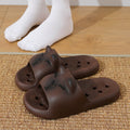 Capybara home waterproof slippers - women's indoor anti-slip soft sole bathroom bath slippers - student sandals