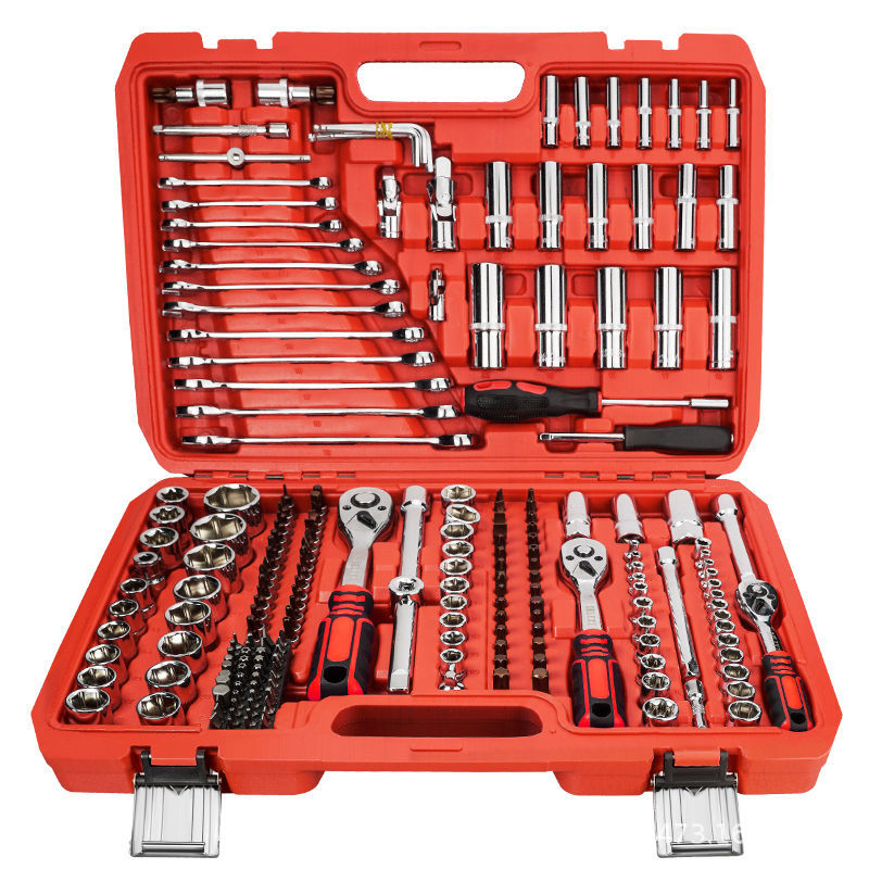 Delixi ratchet wrench tool set Car repair Car repair Auto repair box Universal fast sleeve combination