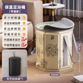 Foot soaking bucket over calf foldable foot soaking bag foot bath bucket health care for home portable footbath heat preservation constant temperature handy gadget