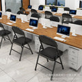 Folding chair - portable backrest chair for home, dorm, computer, conference, office, bedroom, and dining