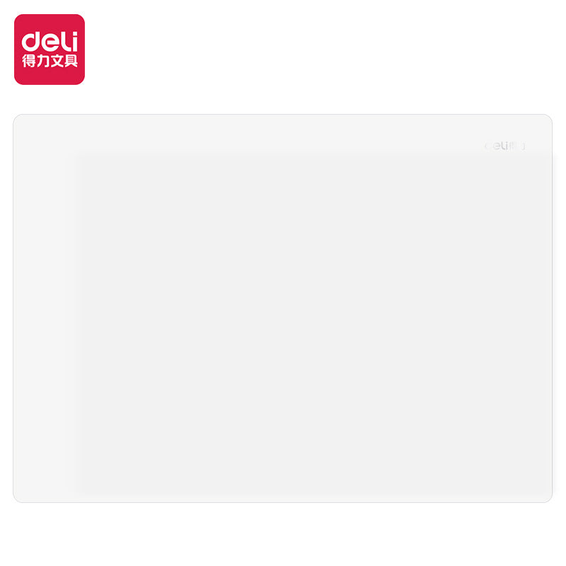 Deli Stationery 72657 Desktop Soft Pad Transparent A2 Student Writing Pad Writing Silicone Exam Pad Book