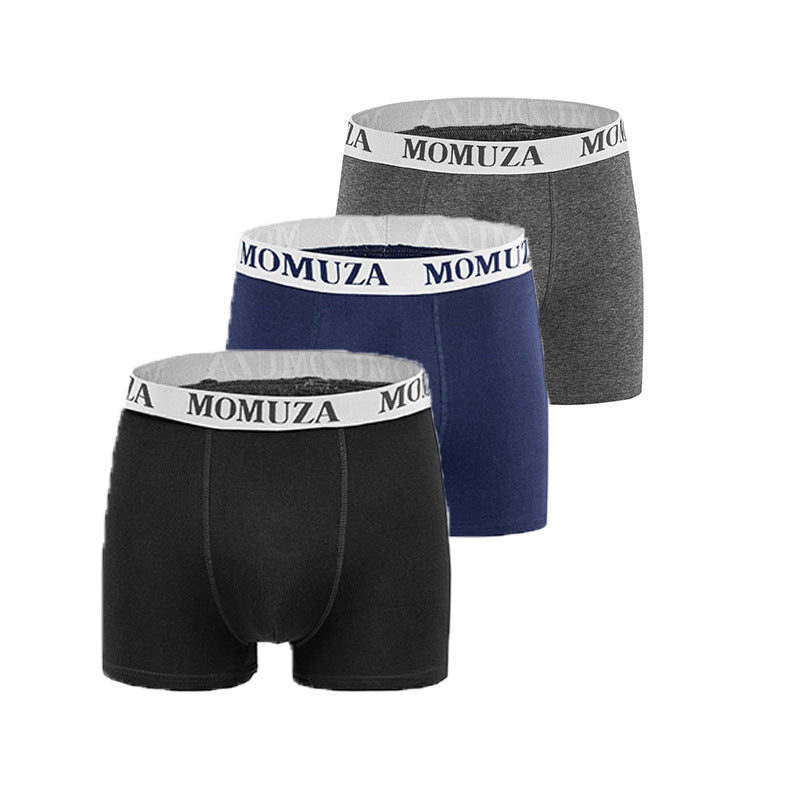 New men's standard size high waist underwear pure cotton boxers Xinjiang cotton soft boxers