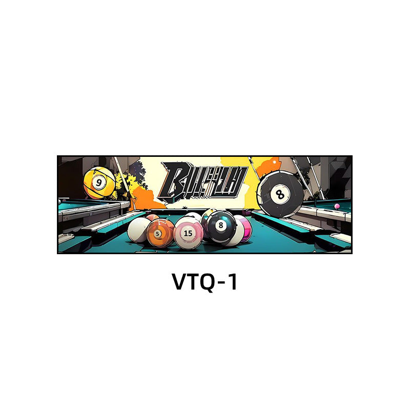 Billiard room decorative painting industrial style bar KTV box hanging painting entertainment club pool hall graffiti billiards mural