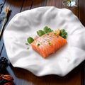 Casual boutique dish plate restaurant asymmetrical ceramic plate special-shaped stylish artistic conception for home creative cold dish plate
