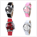 High-selling, factory direct, dropshipping available: mickey mouse kids' anime fashion quartz watch with white dial