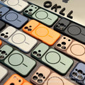New two-color instant color shield skin-feeling magnetic suction suitable for iphone17pro mobile phone case apple 16/15 protective cover