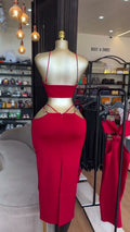 European and american cross-border women's fashion:  summer new arrivals - sexy and elegant ring-embellished, slim-fit, backless cami dress