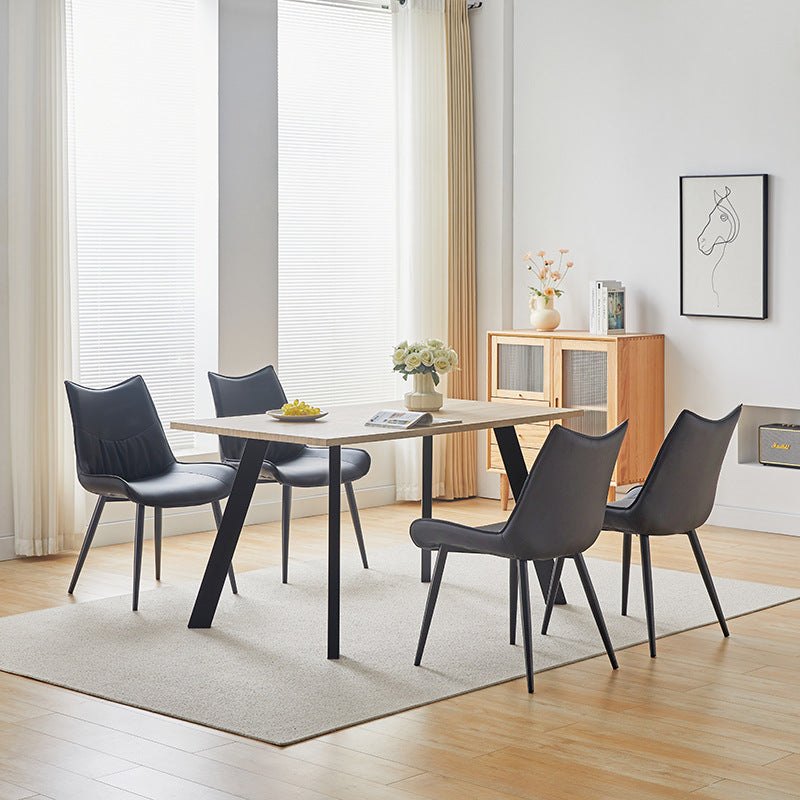 Walmart solid wood dining tableaccessible luxuryclassy nordic rectangular mdf tablewood dining table