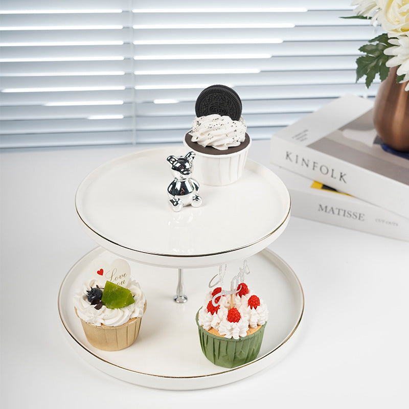 Instagram-worthy creative cartoon bear fruit skewer platter - trending wedding dessert, pastry, and candy tiered display stand