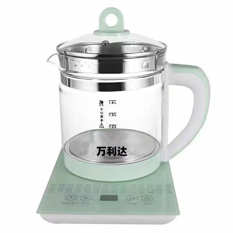 Glass health pot for homesmart multifunctional decoction pot 1.8l appointment timed insulation tea maker scented tea cross-border