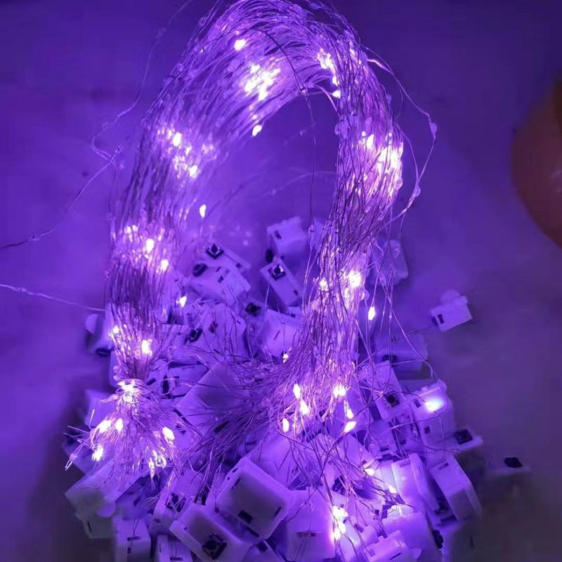 Led Internet celebrity light string battery box birthday cake decorative light string light gift box lover happy holiday copper wire lanterns