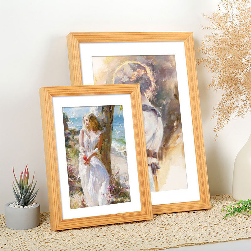 Photo frame picture frame lined cardboard mounted A4a3 paper 10 inch 12 16 18 20 24 square 4k8K white