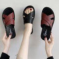Summer hot sale: women's beach sandals, mom's sandals, waterproof soft-soled clogs, comfortable casual shoes for middle-aged and elderly women