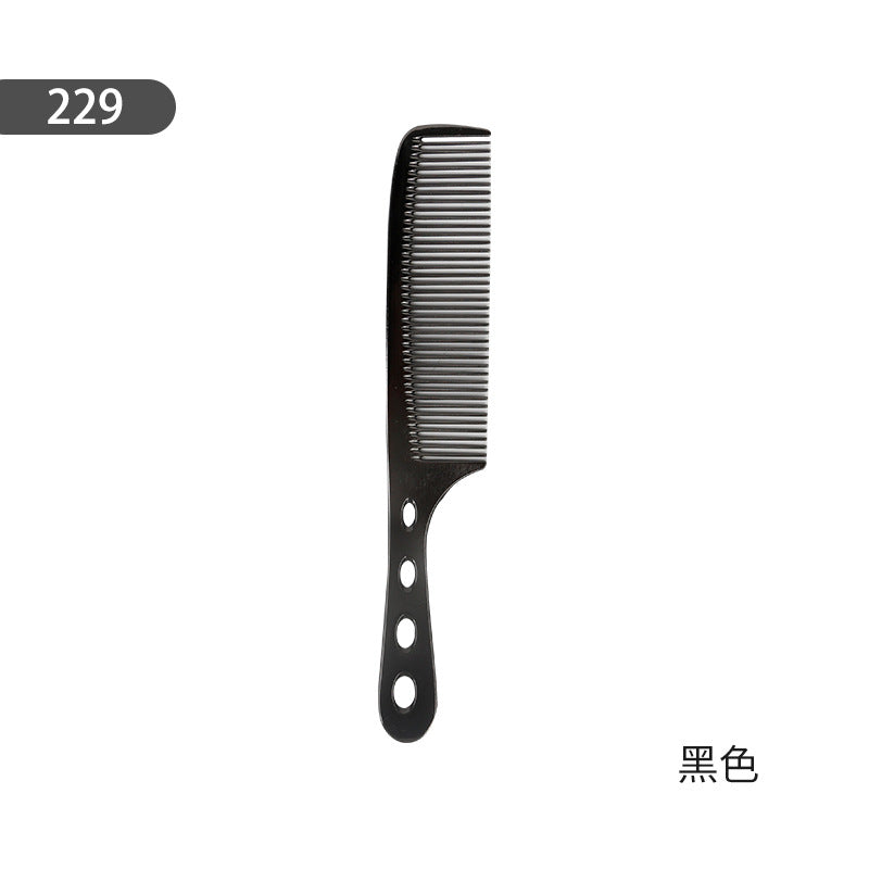 Hair stylist's special hair cutting comb, non-slip handle, anti-static hair cutting comb, steel needle, pointed tail partition, highlighting hair comb